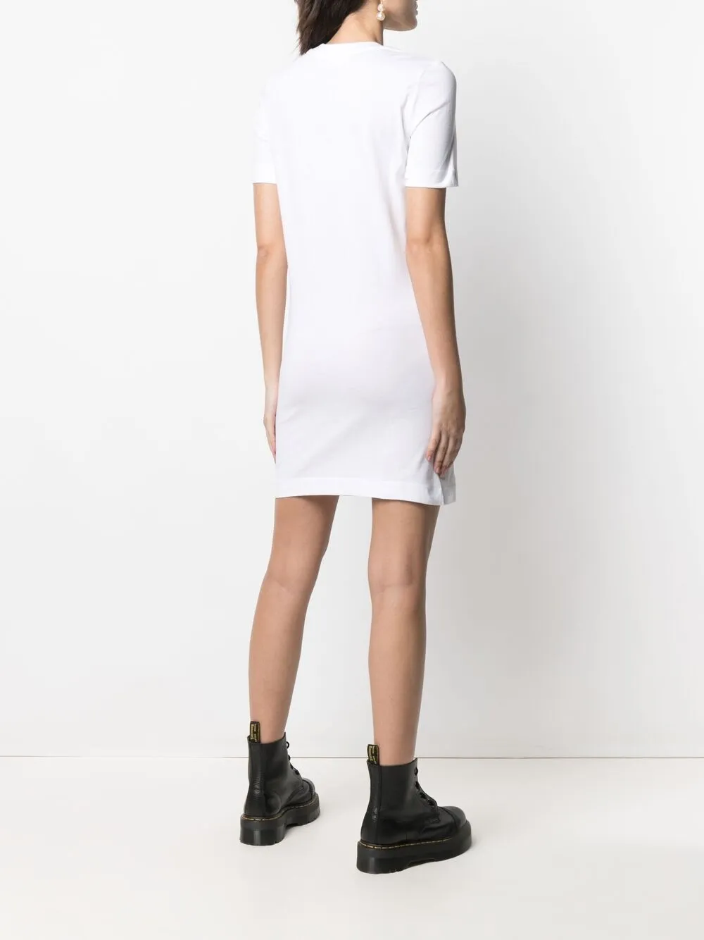 фото Love moschino платье-футболка с логотипом
