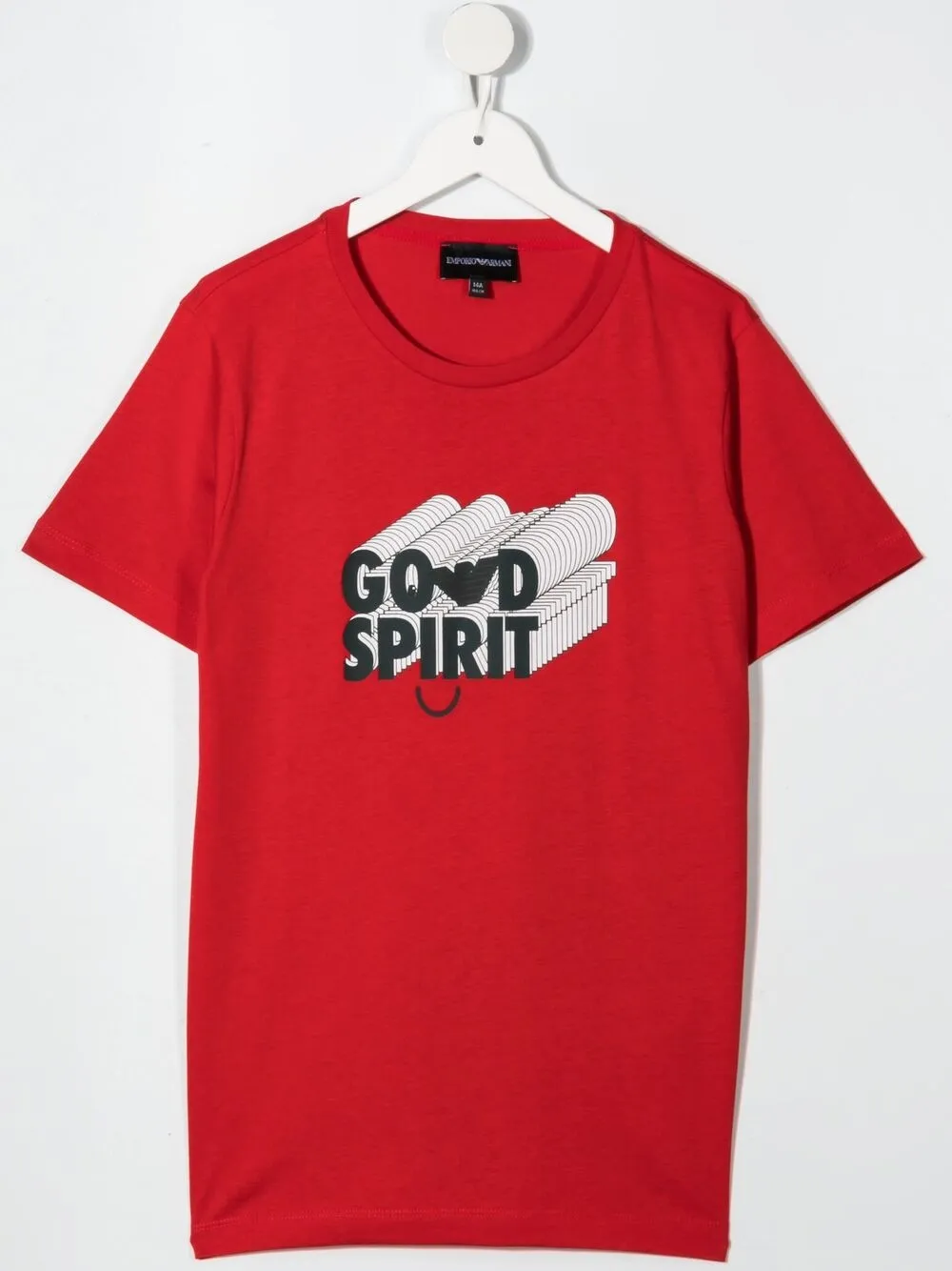 фото Emporio armani kids футболка с принтом good spirit
