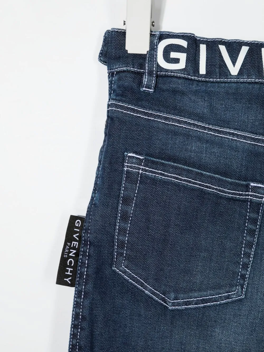 фото Givenchy kids джинсы с логотипом на поясе