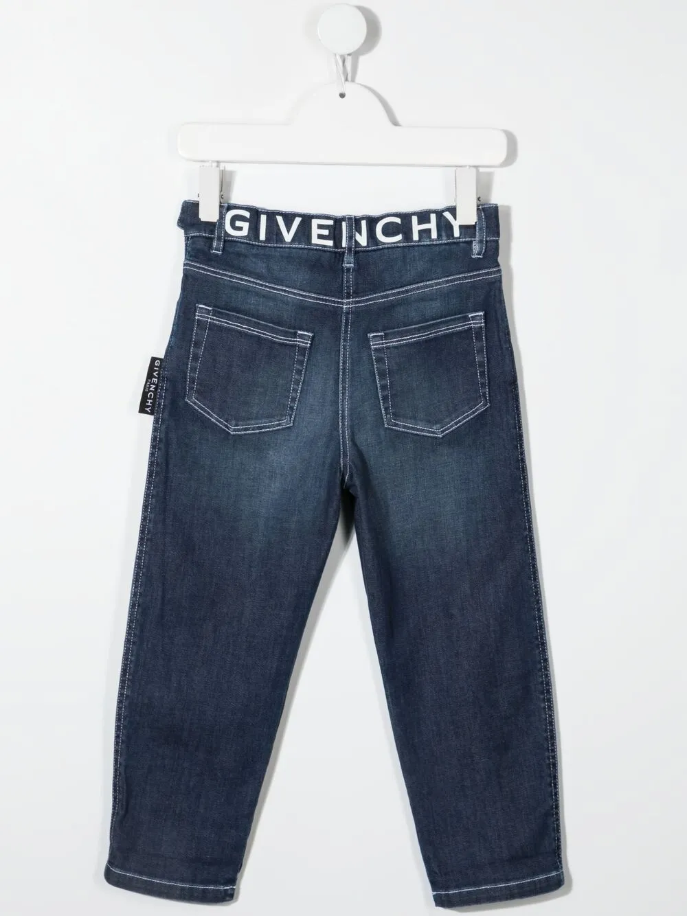 фото Givenchy kids джинсы с логотипом на поясе