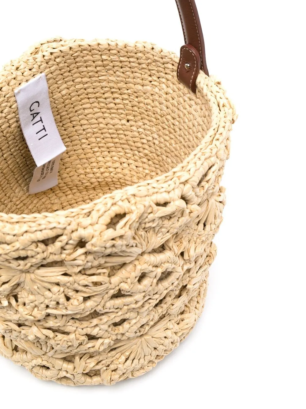 фото Gatti плетеная сумка-ведро