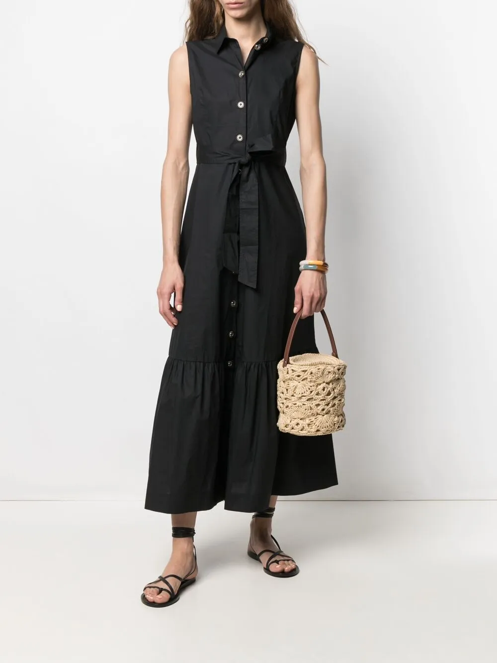 фото Gatti плетеная сумка-ведро