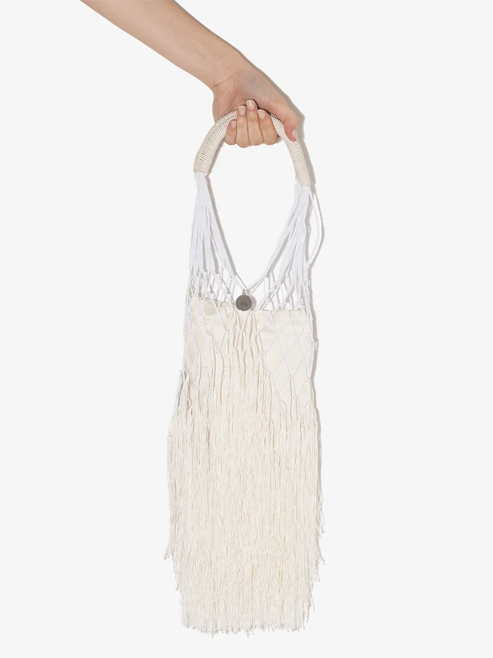 фото Petit kouraj сумка-тоут daye с бахромой