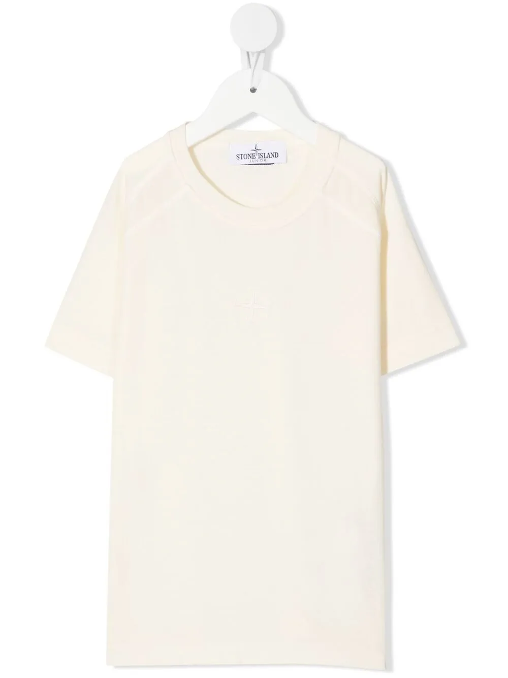фото Stone island junior футболка с вышитым логотипом