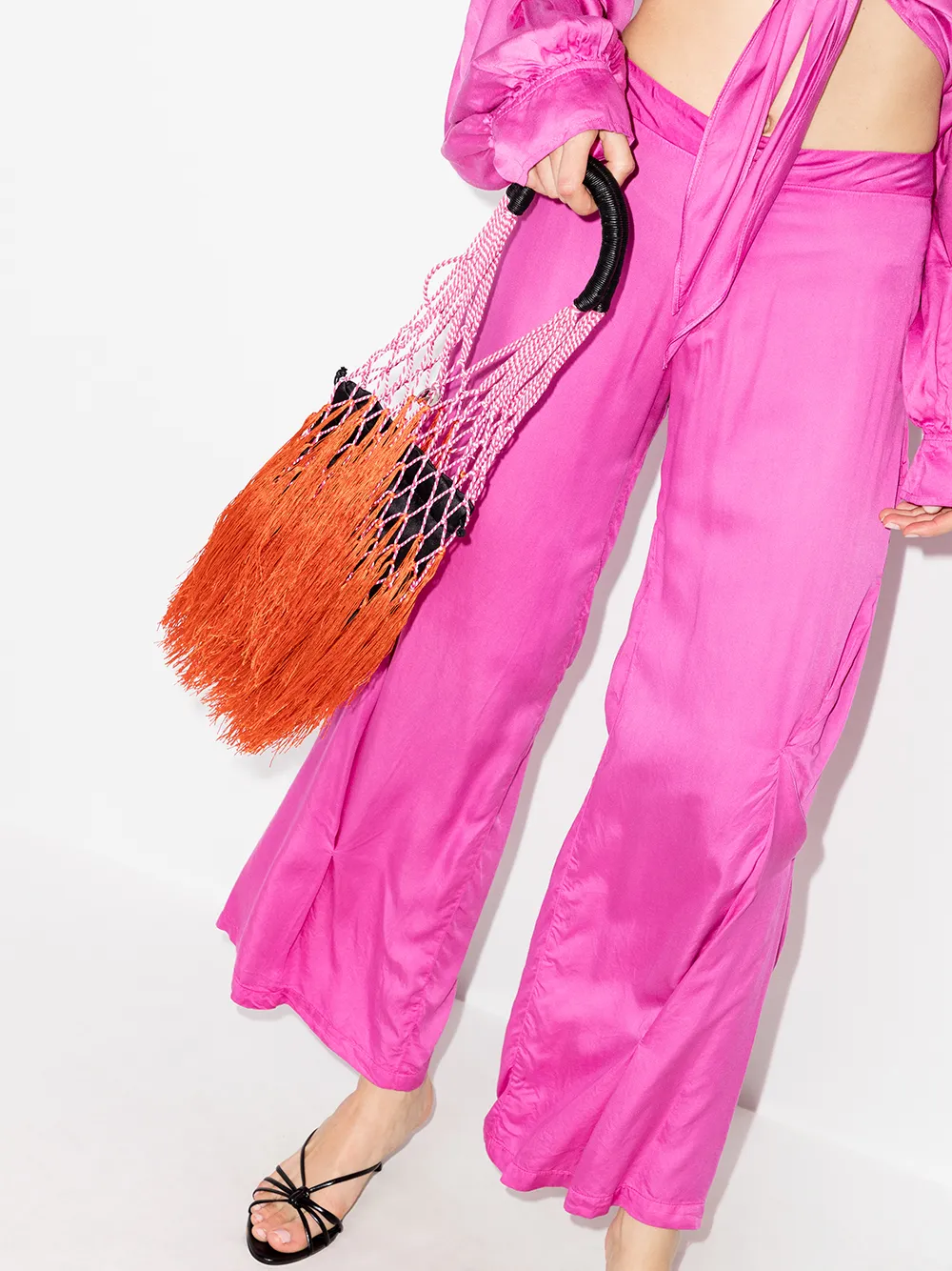 фото Petit kouraj мини-сумка с бахромой