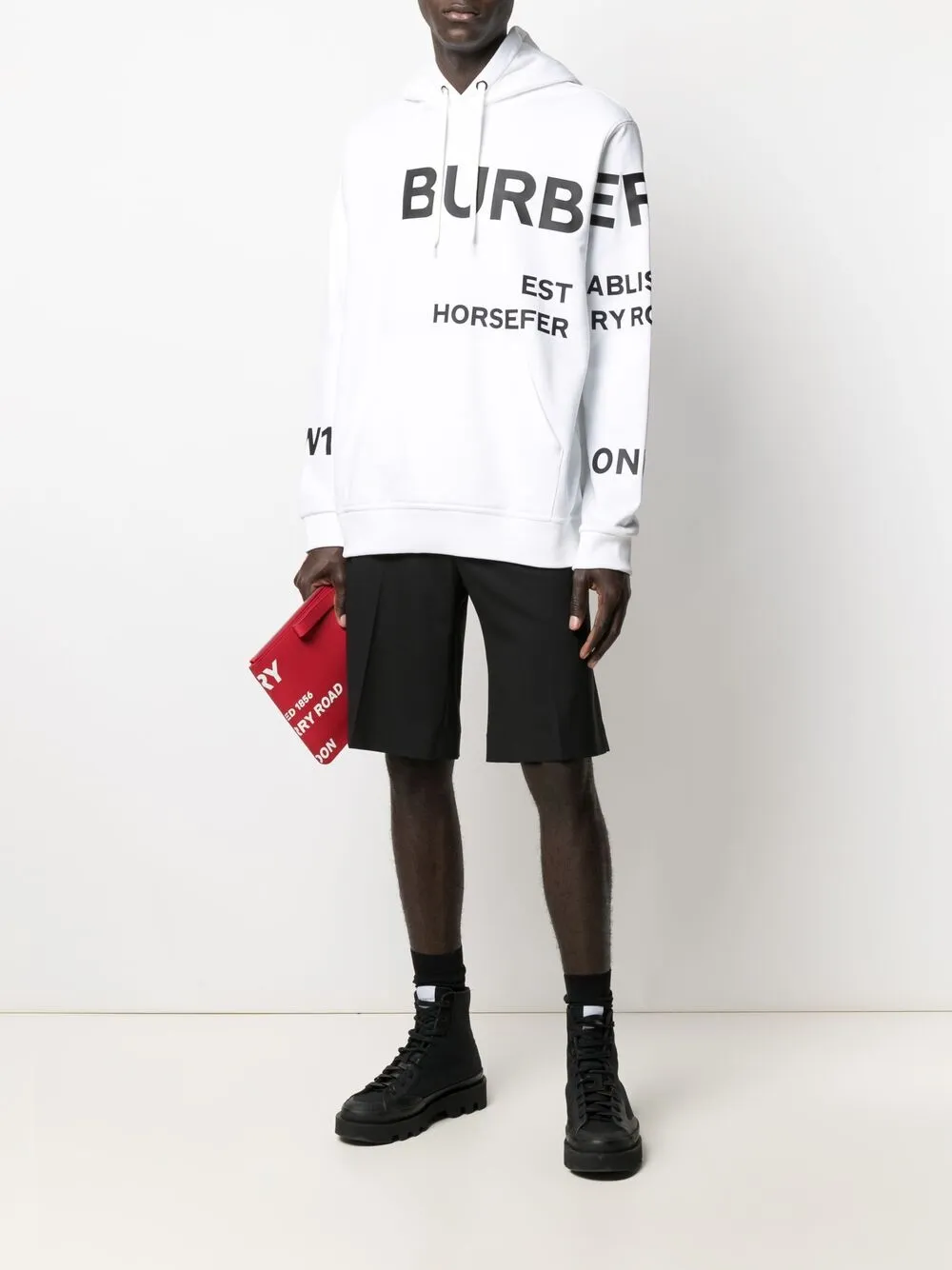 фото Burberry худи с принтом horseferry