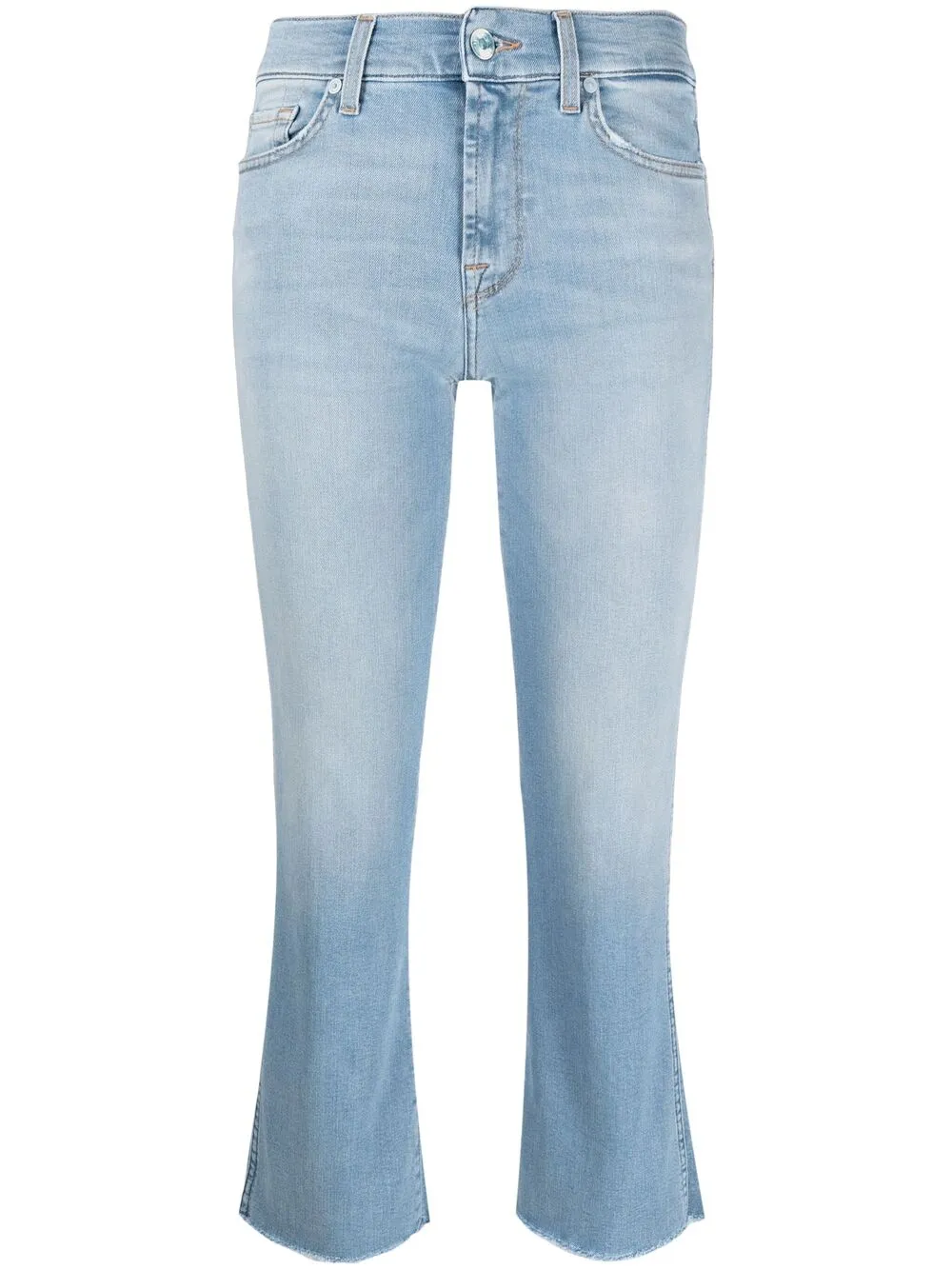 фото 7 for all mankind укороченные джинсы средней посадки