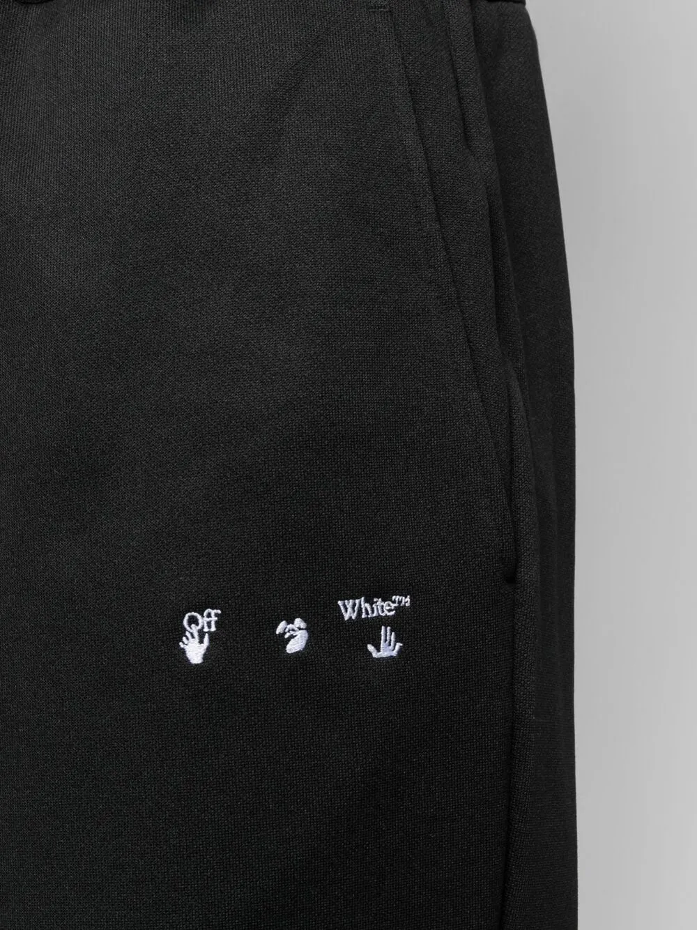 фото Off-white спортивные брюки с вышитым логотипом