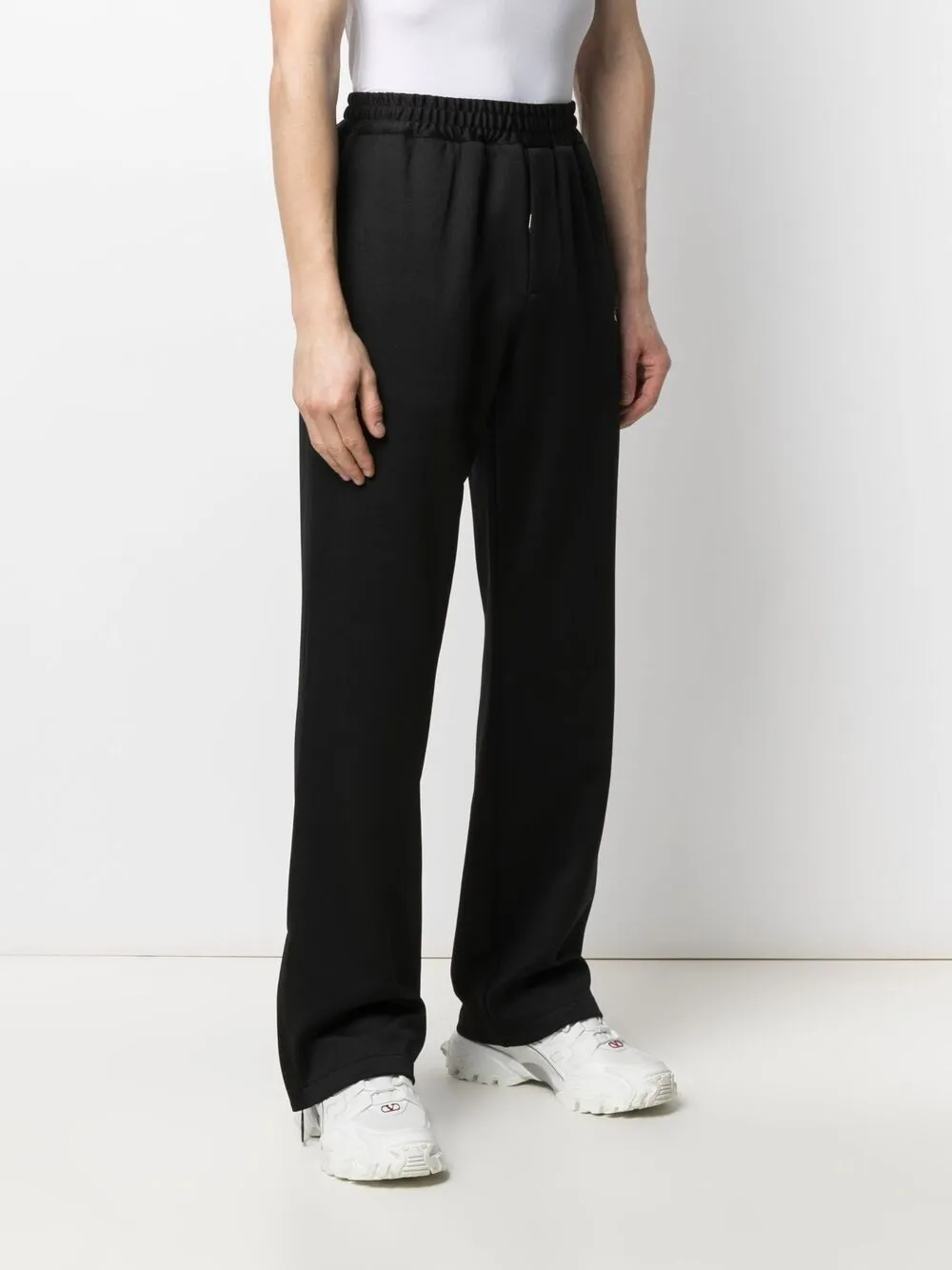 фото Off-white спортивные брюки с вышитым логотипом