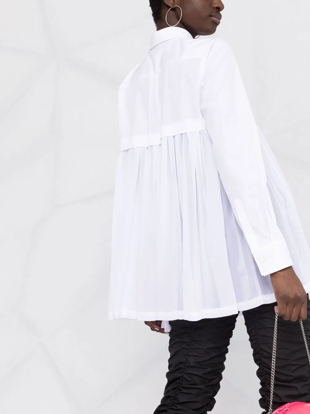 фото Comme des garçons рубашка асимметричного кроя