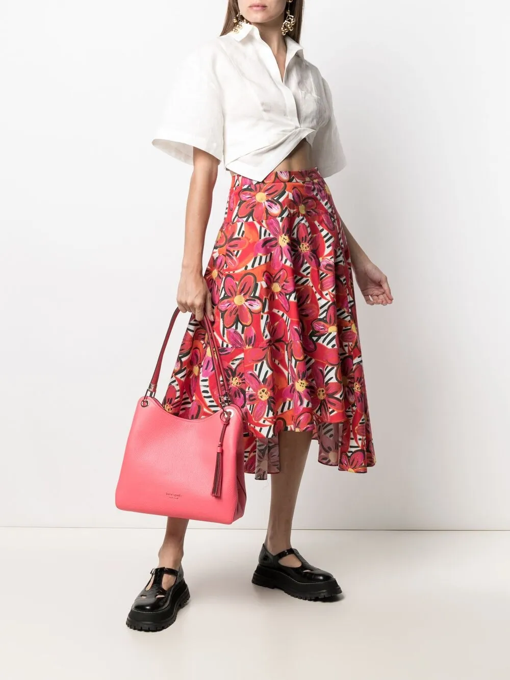 фото Kate spade большая сумка-тоут loop с логотипом