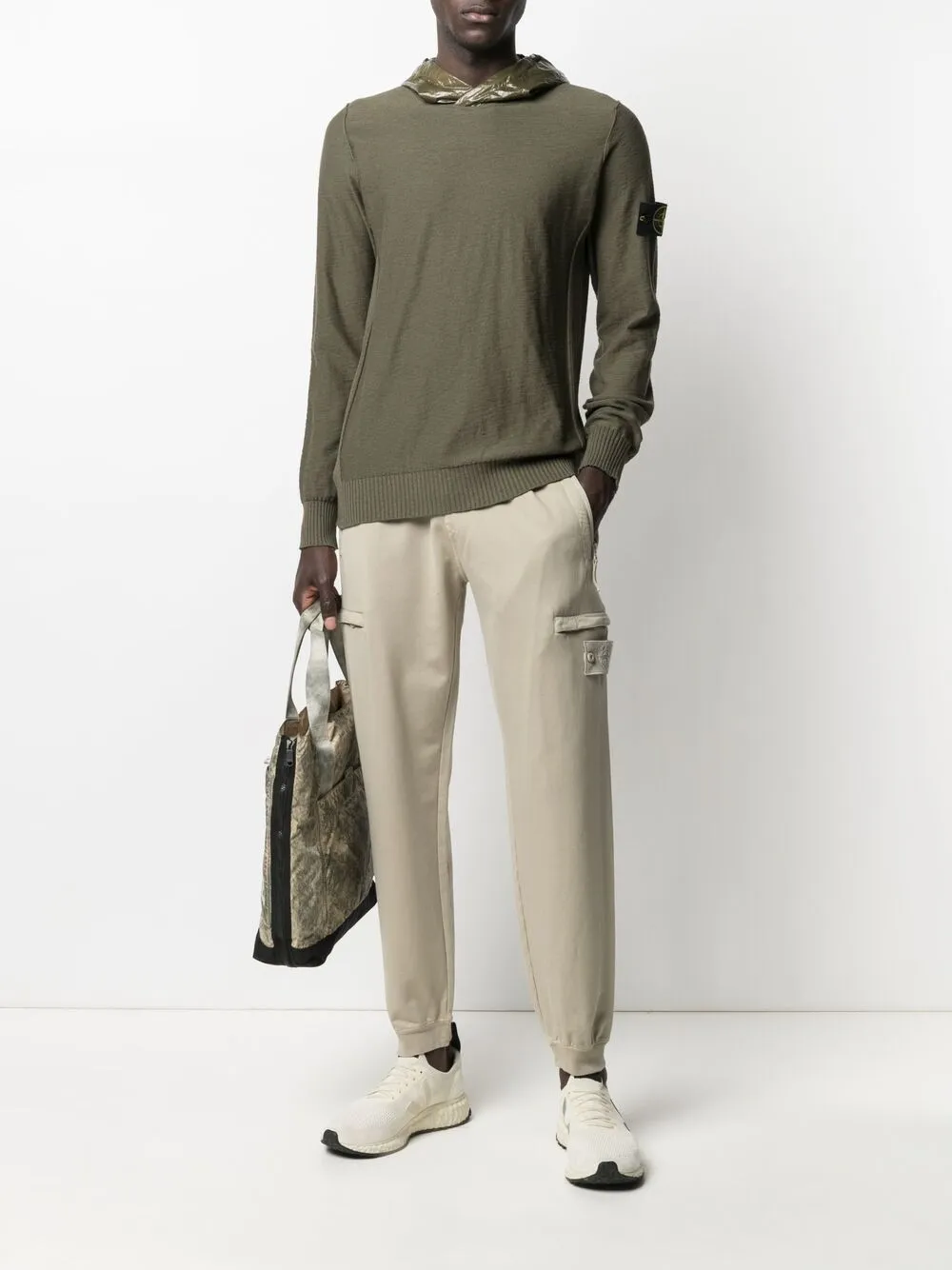 фото Stone island брюки карго прямого кроя