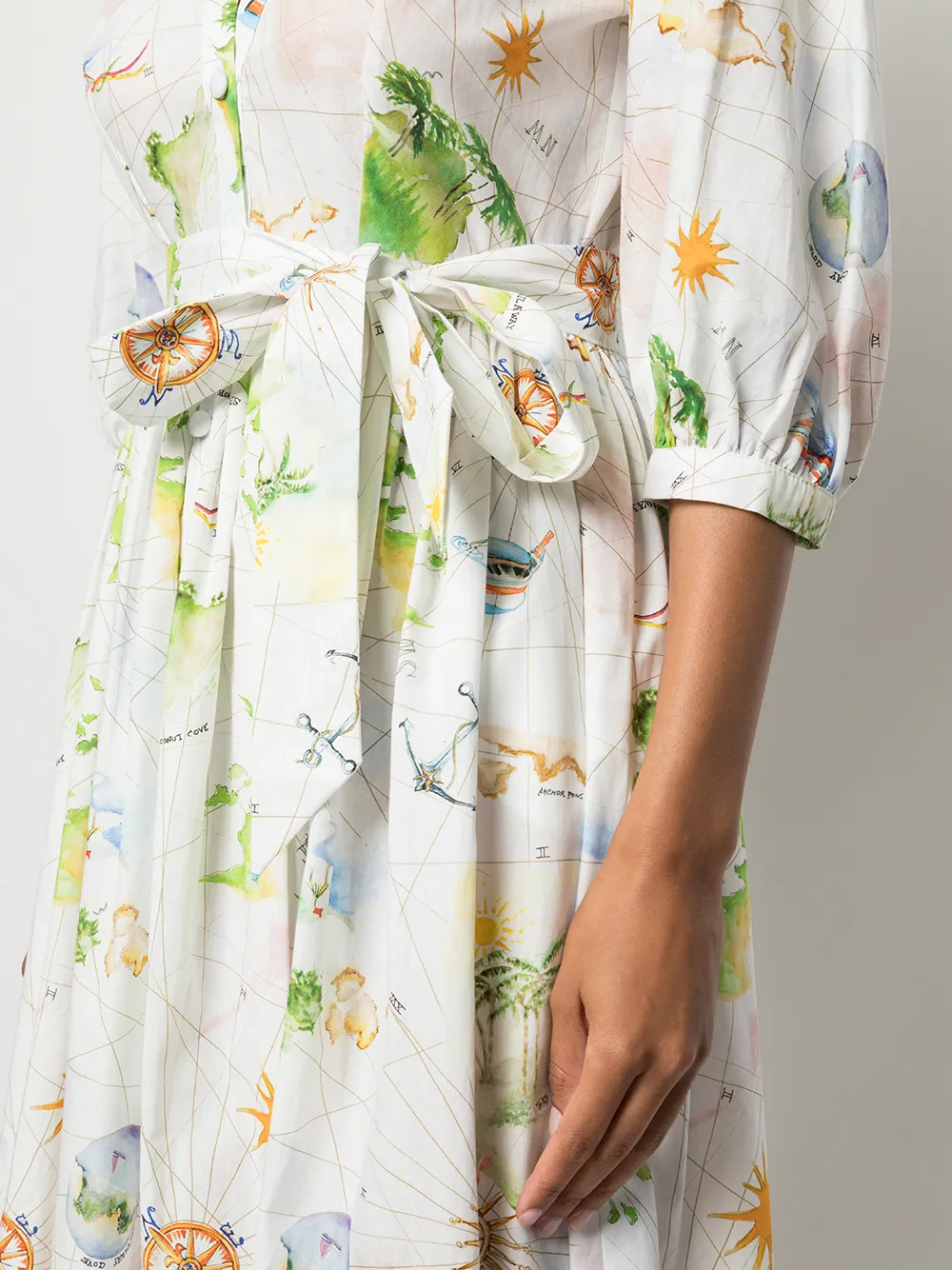 фото Hayley menzies платье-рубашка с принтом paradise found