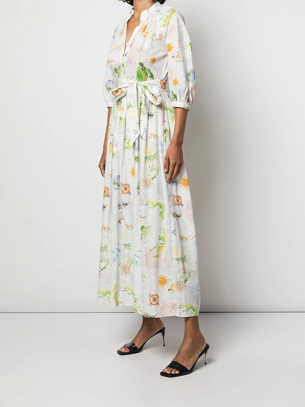 фото Hayley menzies платье-рубашка с принтом paradise found
