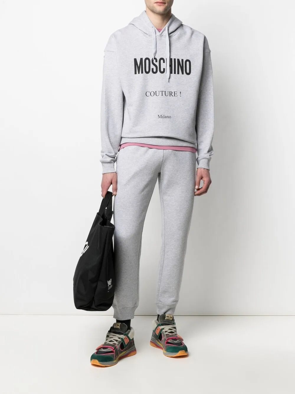 фото Moschino спортивные брюки с логотипом