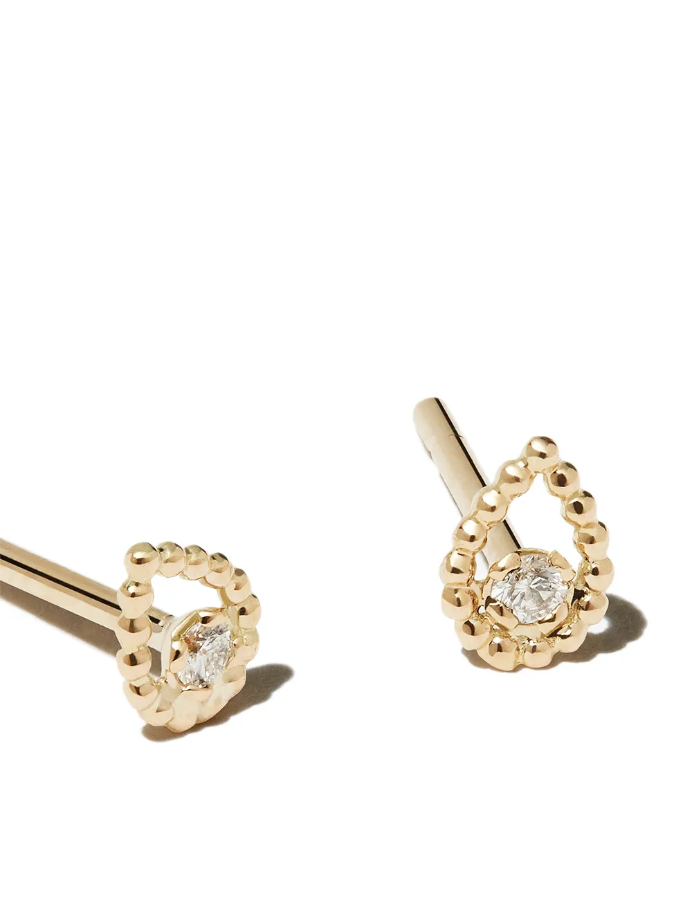 фото Gigi clozeau серьги-подвески из желтого золота