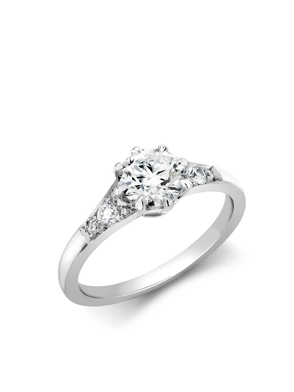 фото Pragnell платиновое кольцо antrobus с бриллиантом