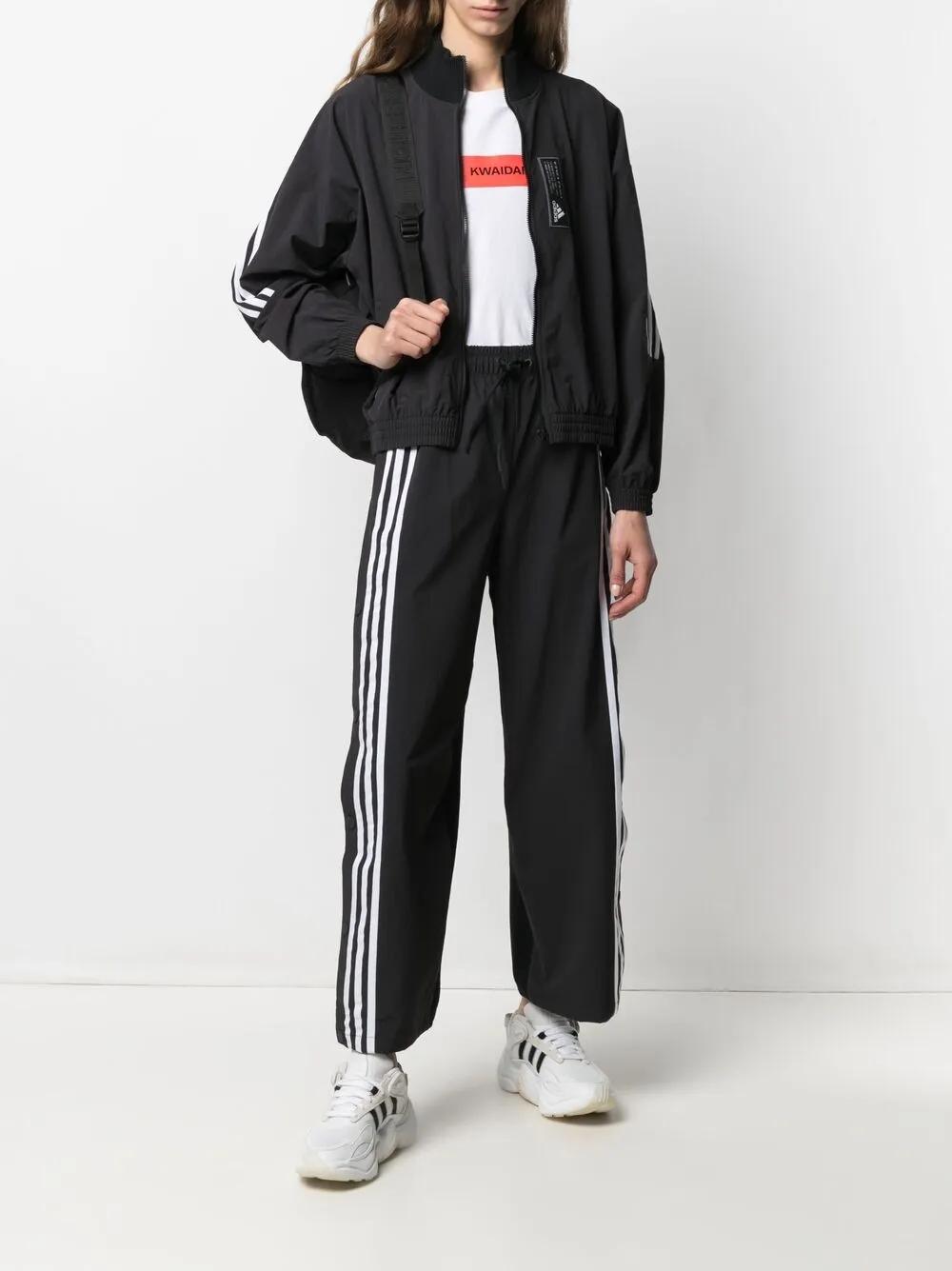 фото Adidas брюки originals с карманами на кнопках