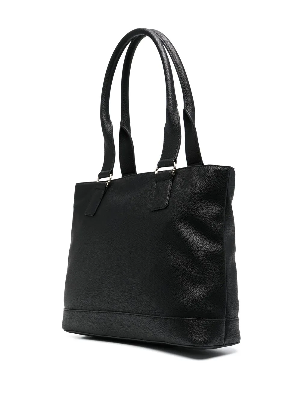 фото Love moschino сумка-тоут из зернистой кожи с логотипом