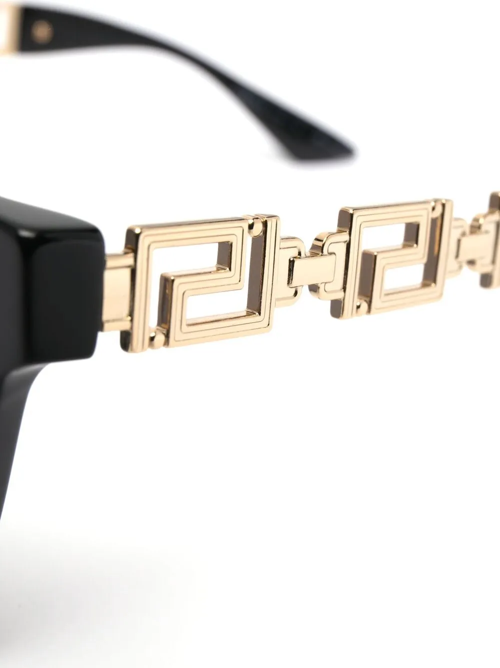 фото Versace eyewear очки в оправе 'кошачий глаз' с декором greca