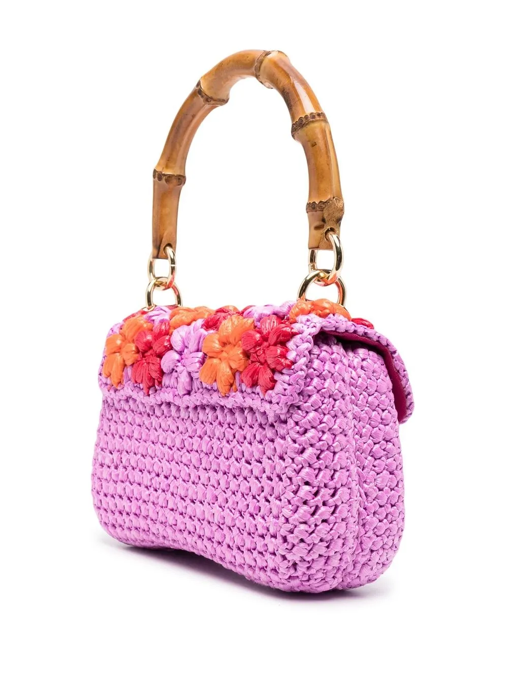 фото Serpui сумка-тоут с вышивкой