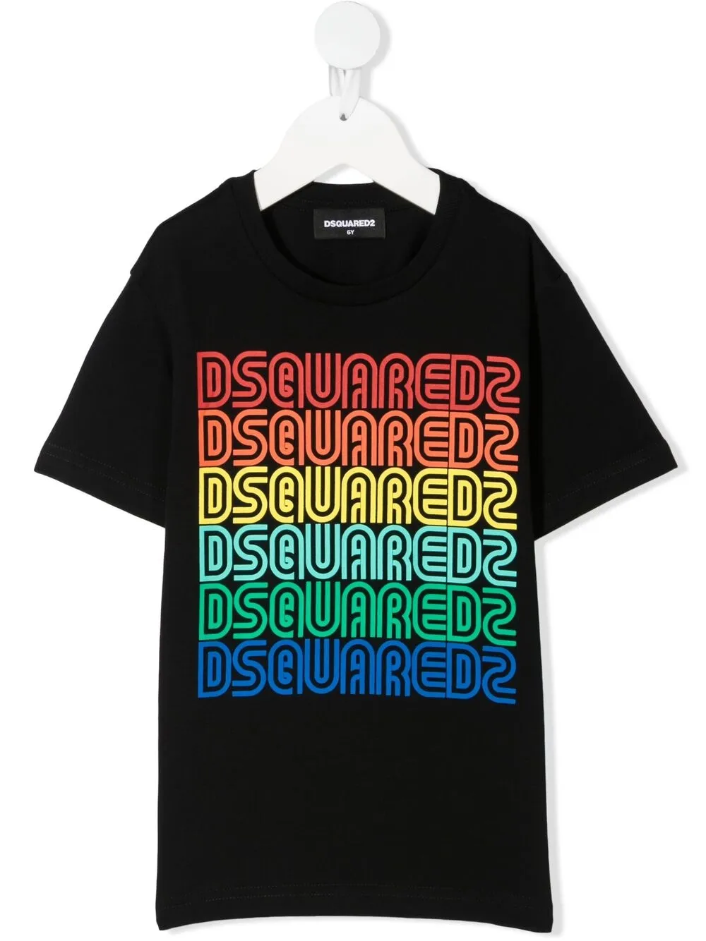 фото Dsquared2 kids футболка с логотипом
