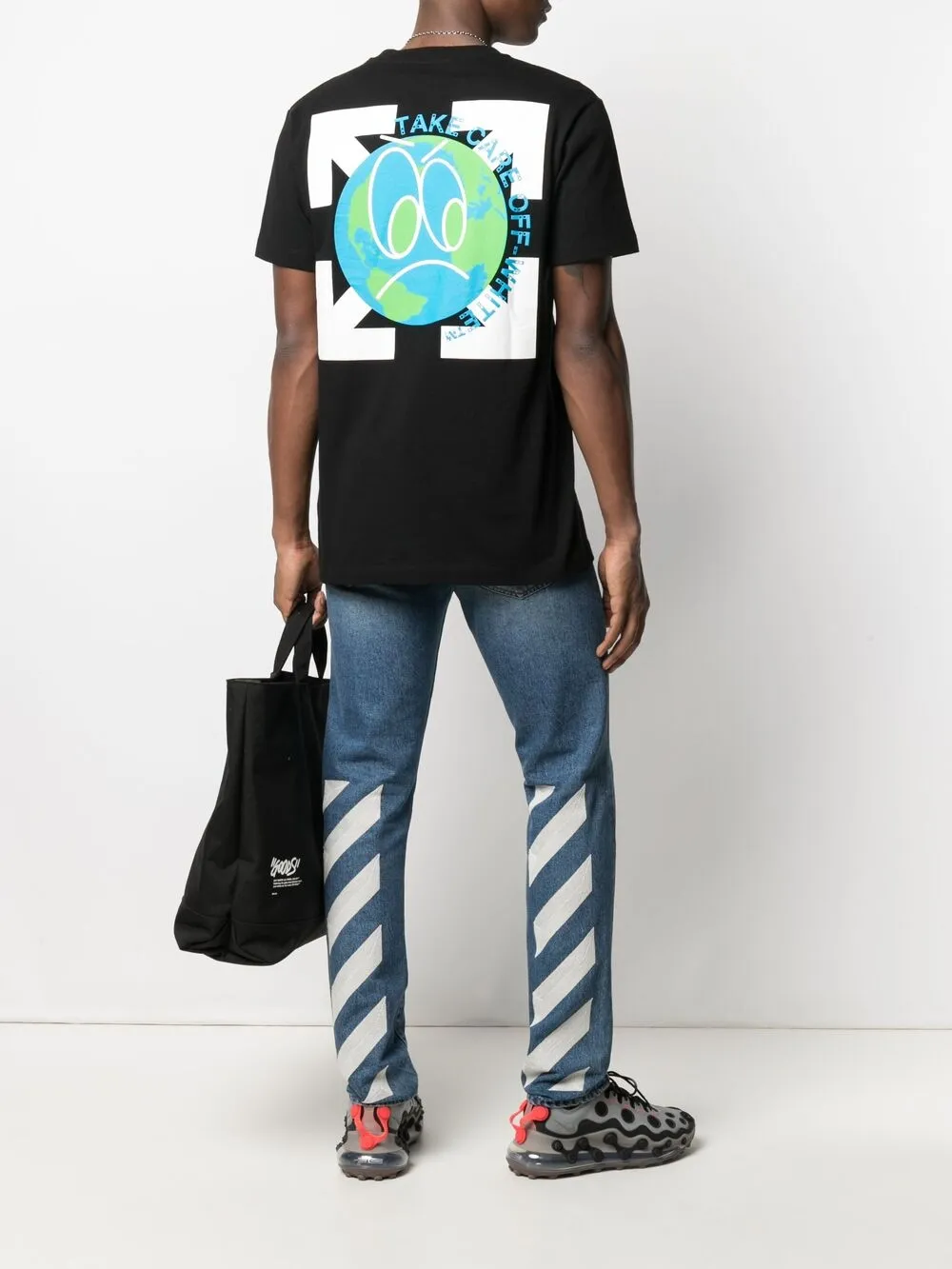 фото Off-white футболка с логотипом arrows и принтом