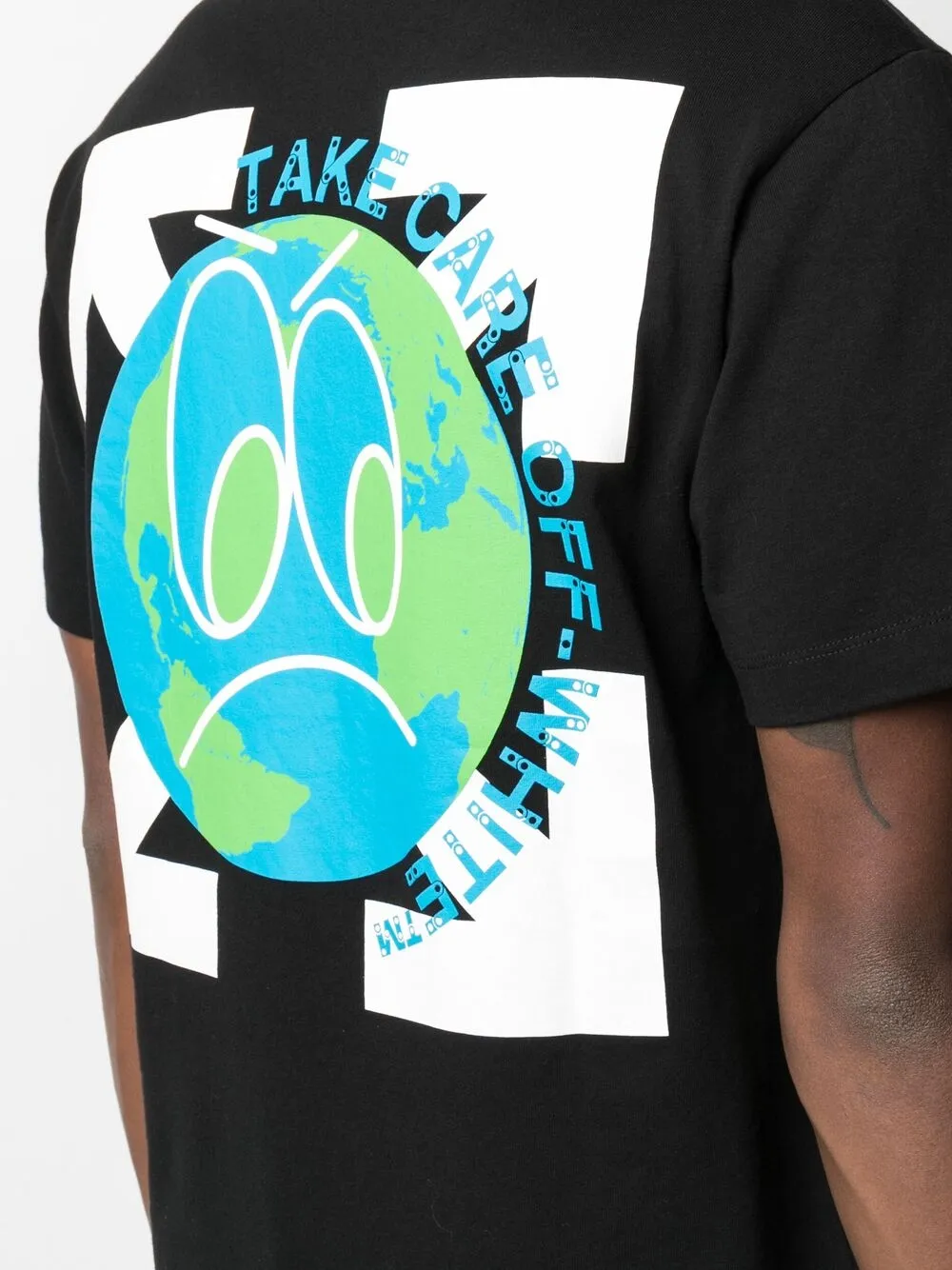 фото Off-white футболка с логотипом arrows и принтом