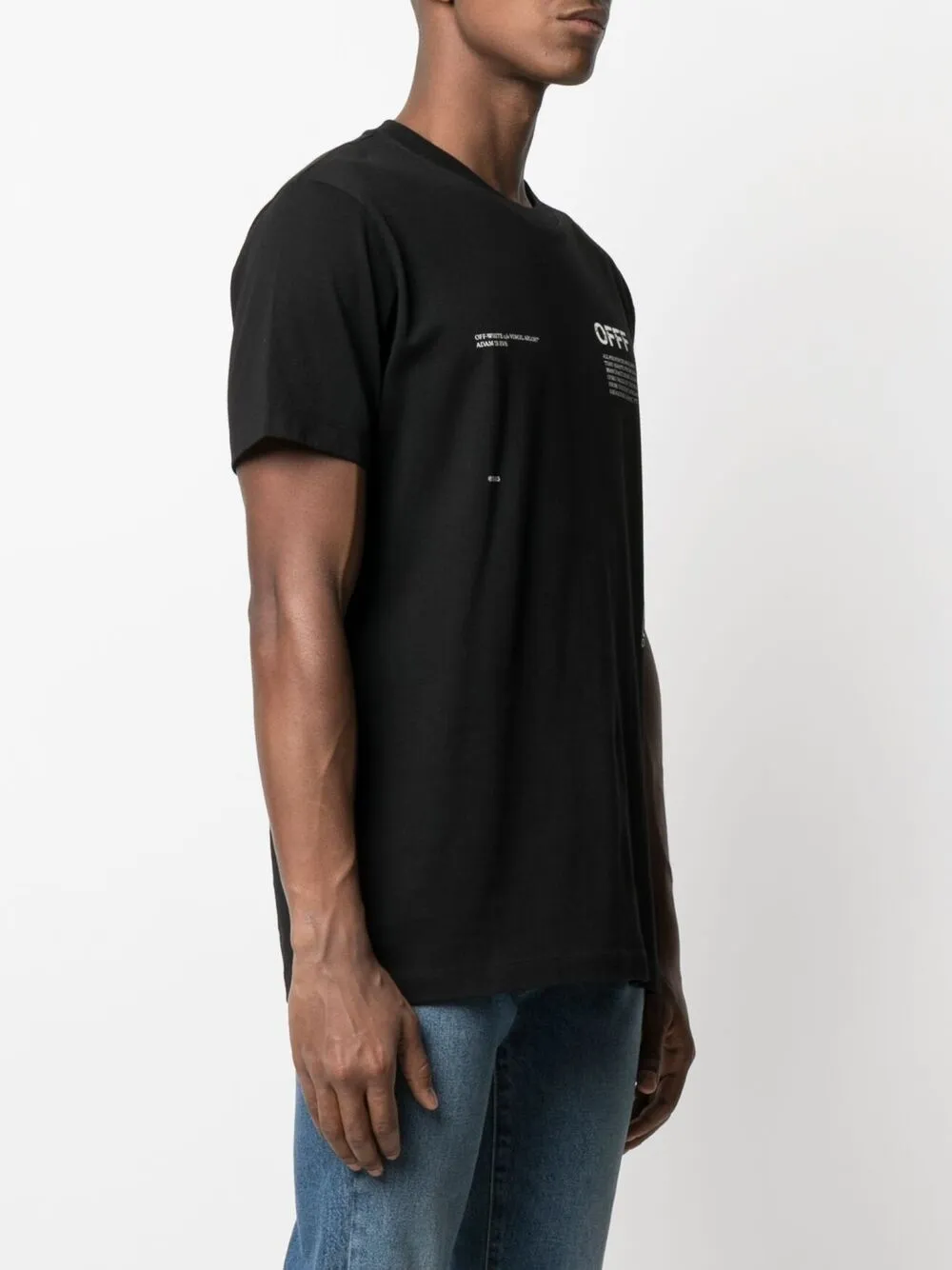 фото Off-white футболка с логотипом arrows и принтом