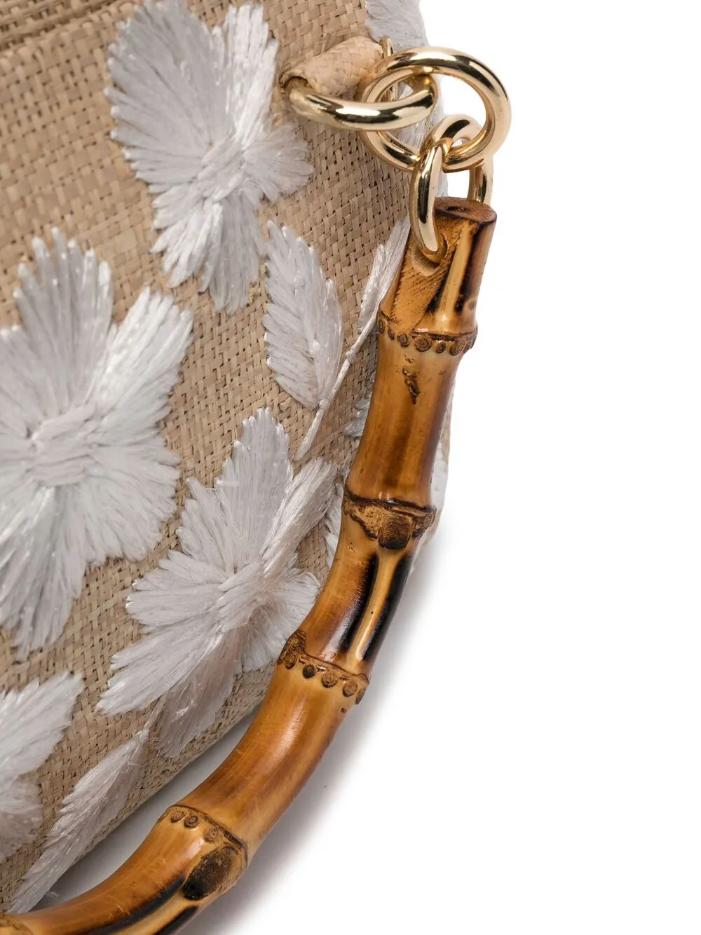 фото Serpui сумка-тоут с вышивкой