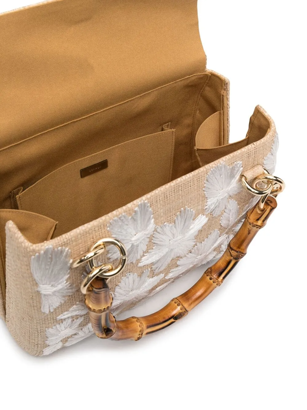 фото Serpui сумка-тоут с вышивкой