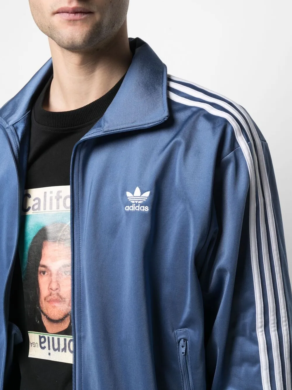 фото Adidas толстовка adicolor firebird на молнии