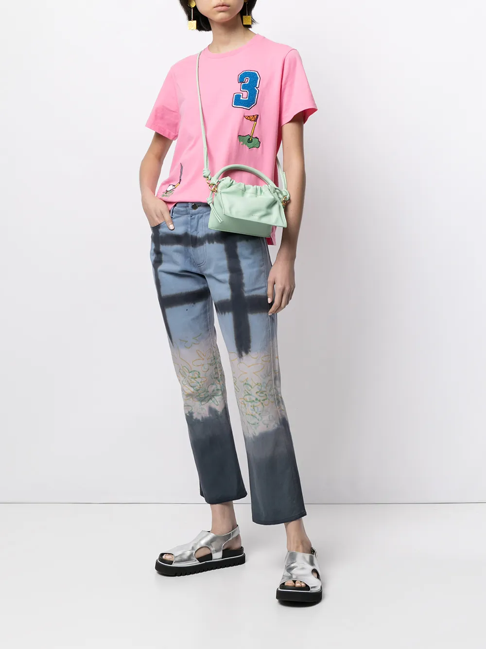 фото Mira mikati футболка с вышивкой