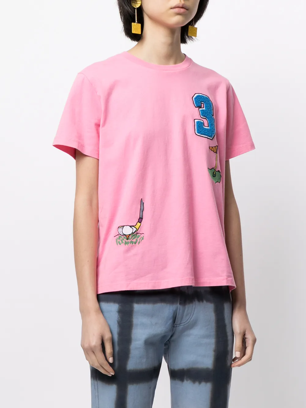 фото Mira mikati футболка с вышивкой