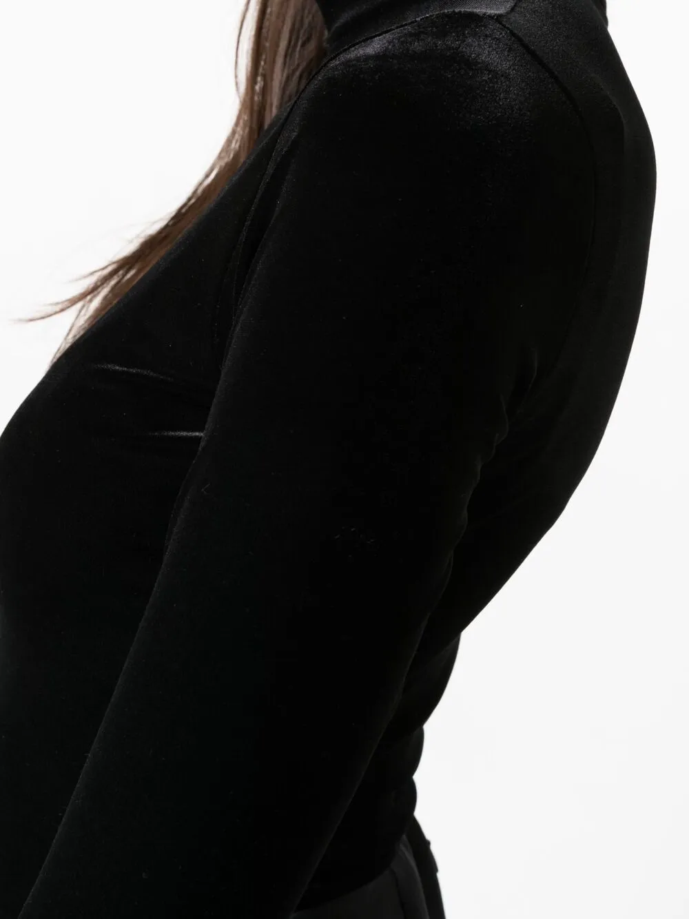 фото Matinée бархатный топ josephine с длинными рукавами