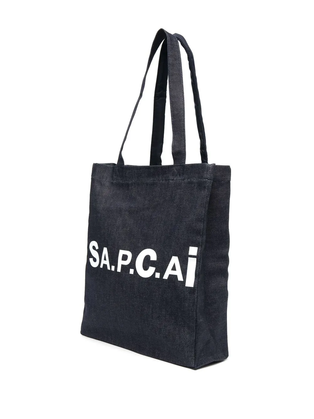 фото A.p.c. сумка-тоут с логотипом из коллаборации с sacai