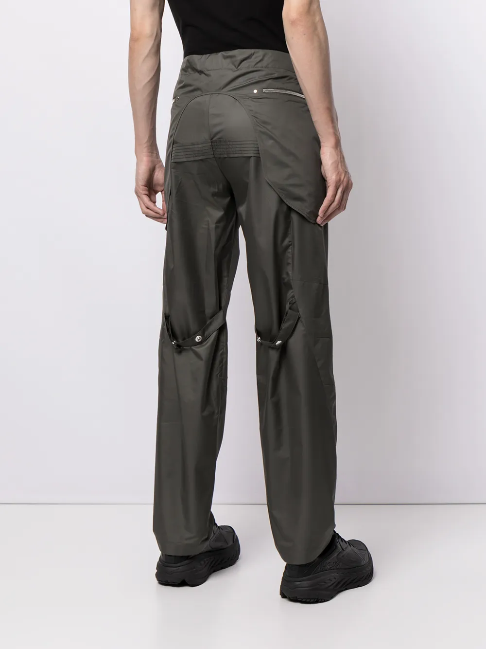 фото Kiko kostandinov брюки прямого кроя с вышивкой