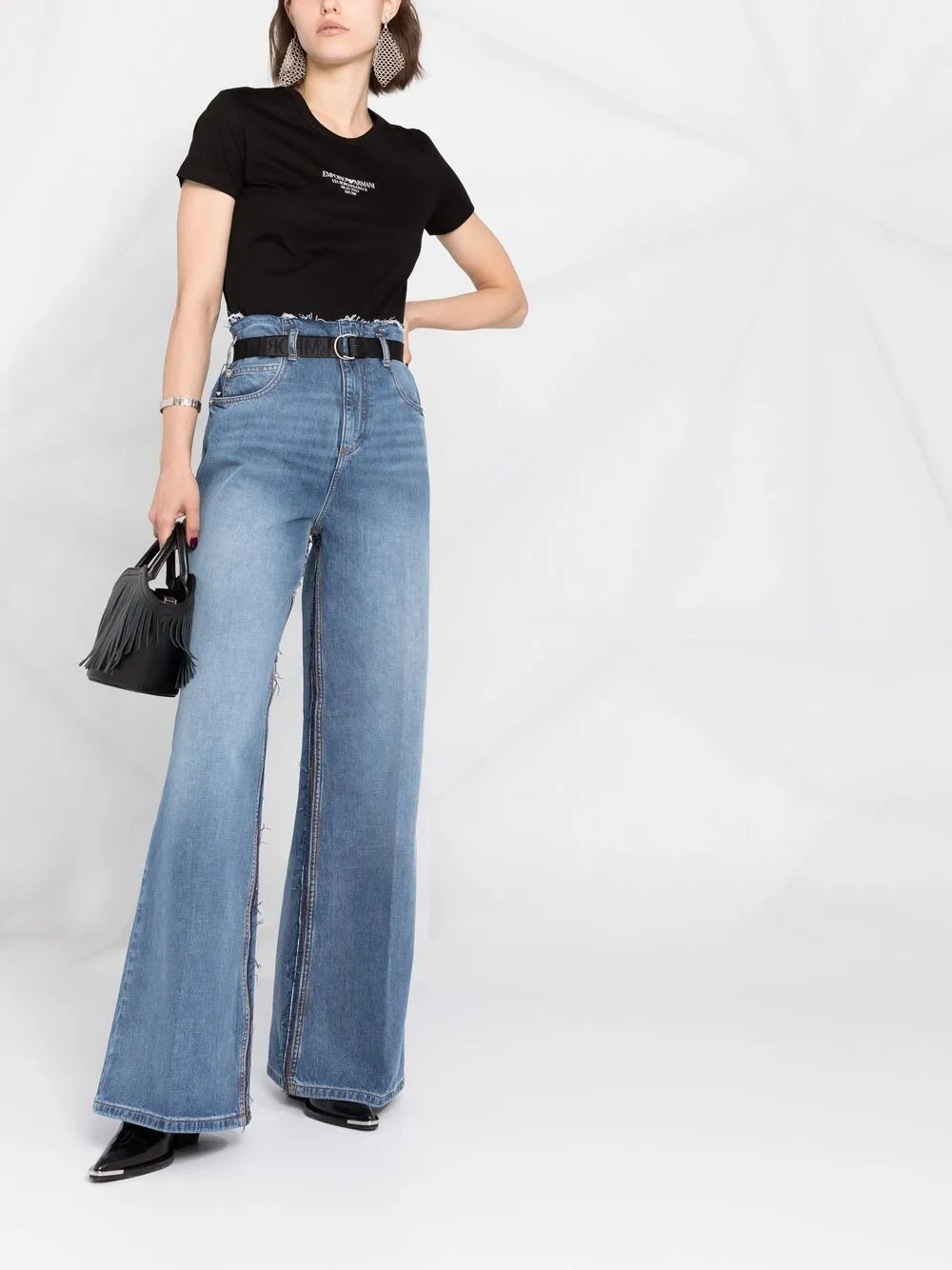 фото Emporio armani широкие джинсы