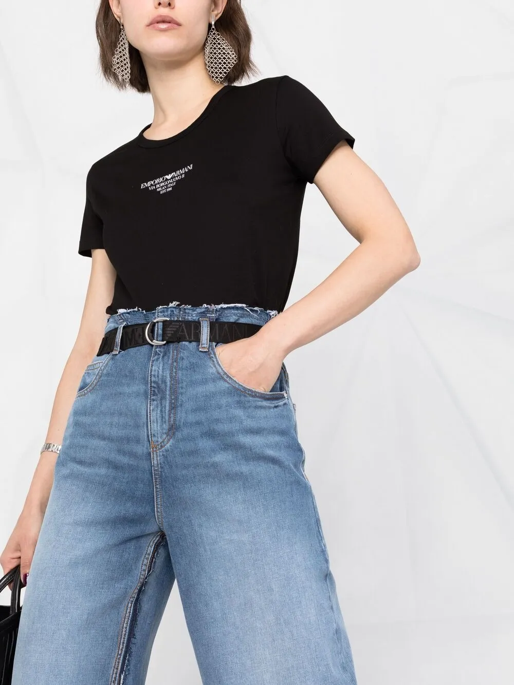 фото Emporio armani широкие джинсы