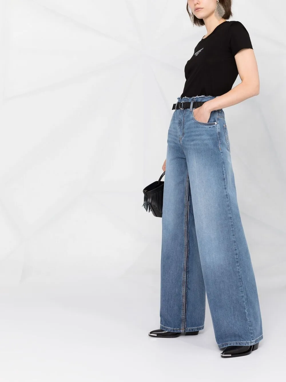 фото Emporio armani широкие джинсы