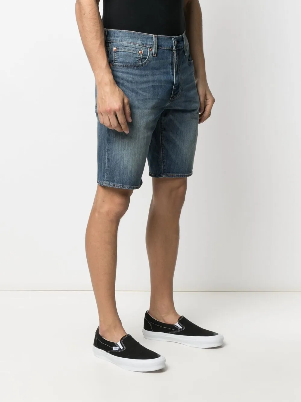 фото Levi's джинсовые шорты-бермуды