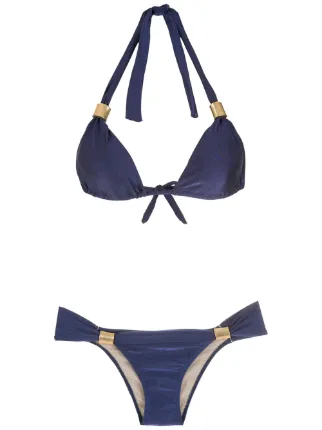 Adriana Degreas Plain Bikini Set Farfetch