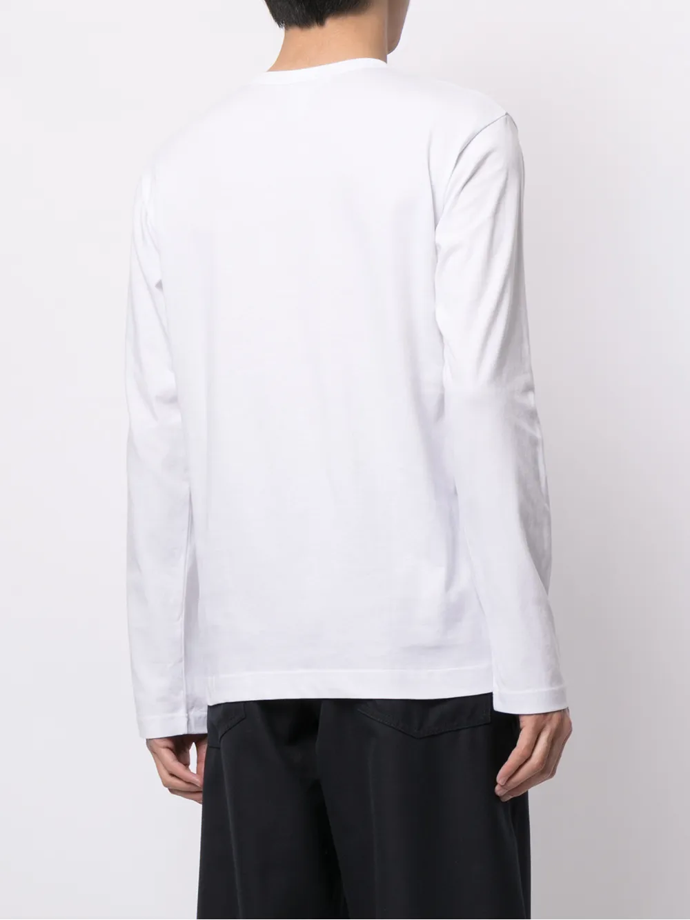 фото Comme des garçons shirt топ с длинными рукавами и логотипом