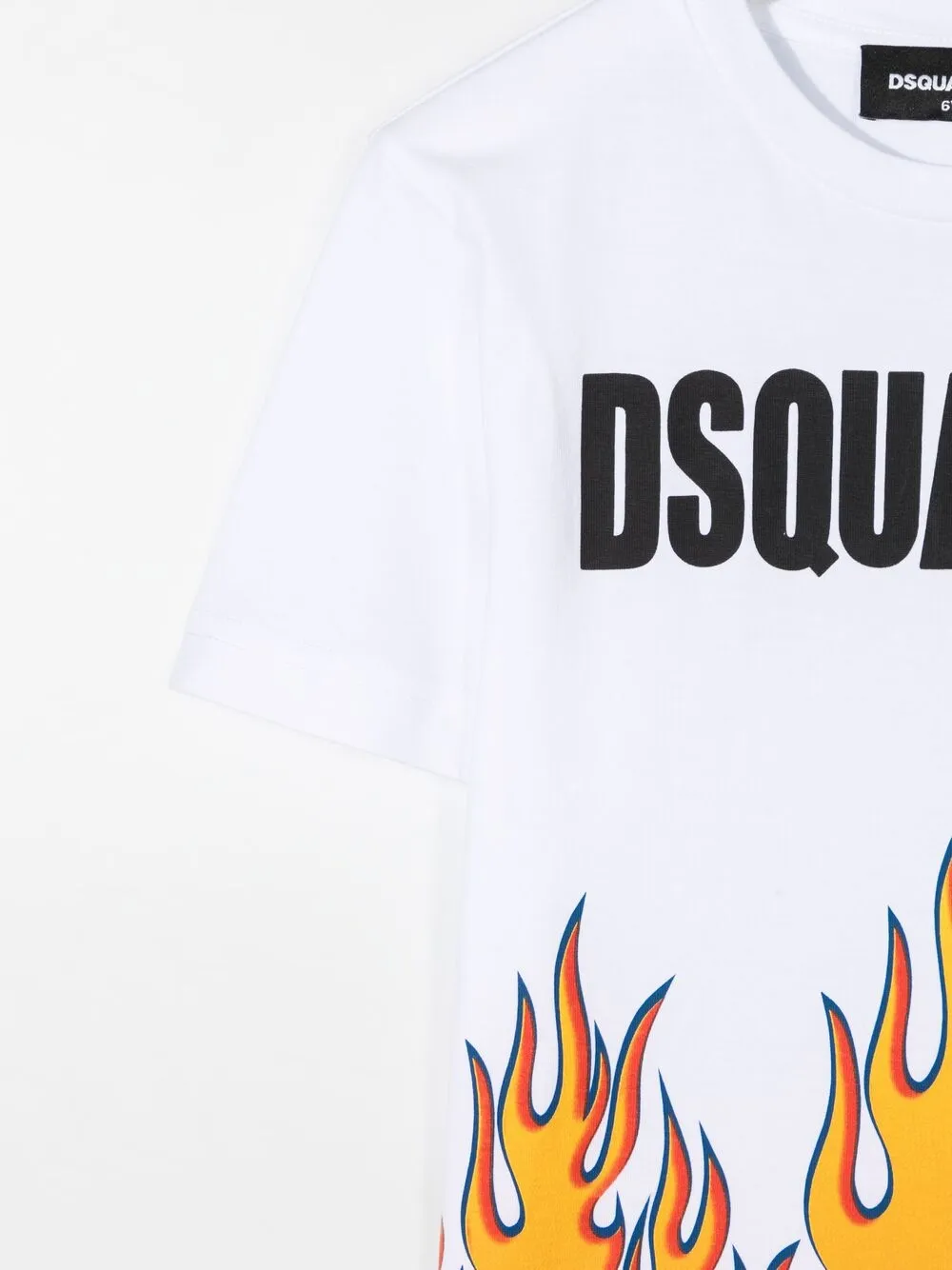 фото Dsquared2 kids футболка с принтом и логотипом