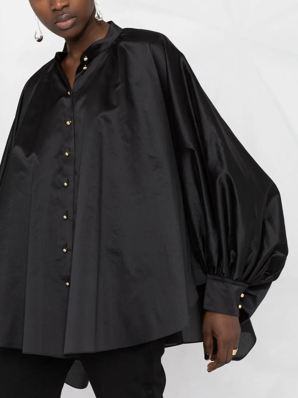 фото Lanvin рубашка с пышными рукавами
