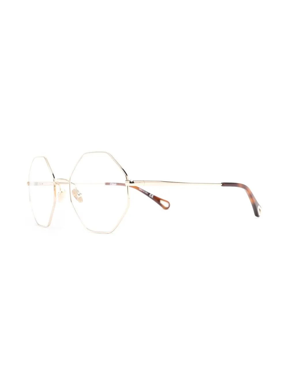 фото Chloé eyewear очки в шестиугольной оправе