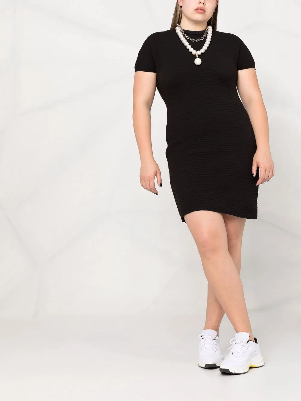 фото Az factory платье supertech-superchic с короткими рукавами