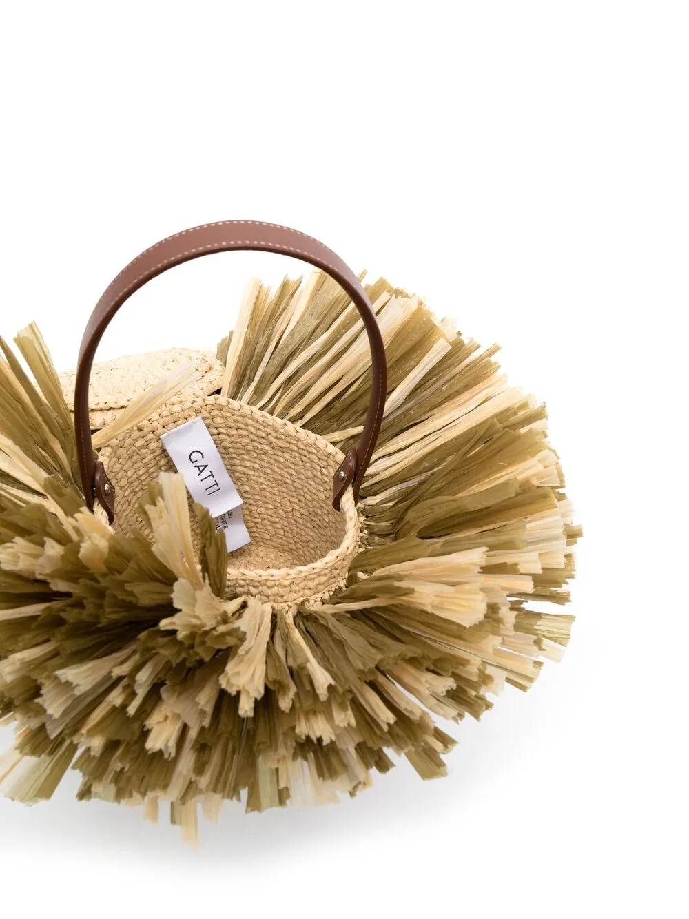 фото Gatti плетенная сумка-ведро из рафии