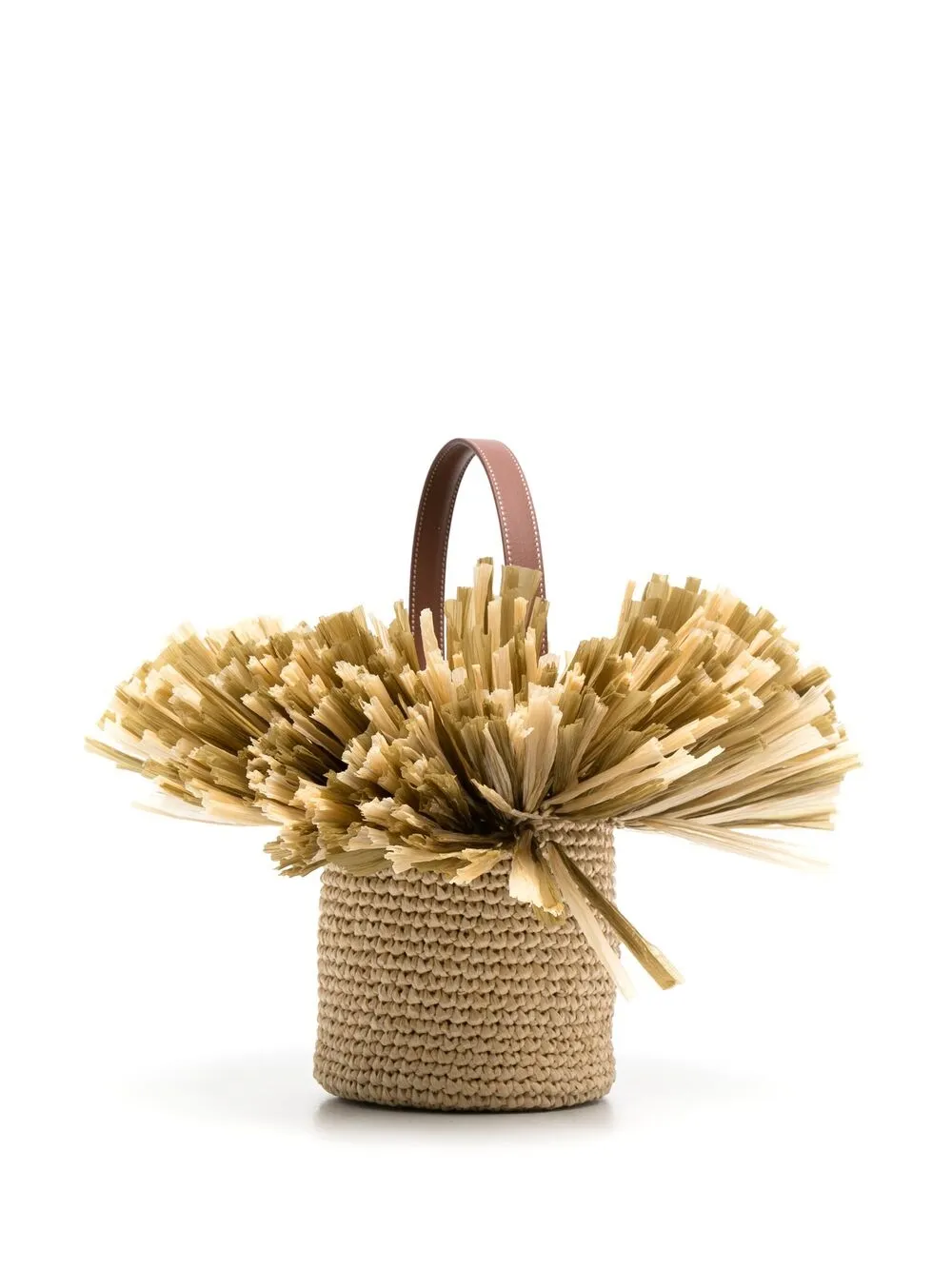 фото Gatti плетенная сумка-ведро из рафии