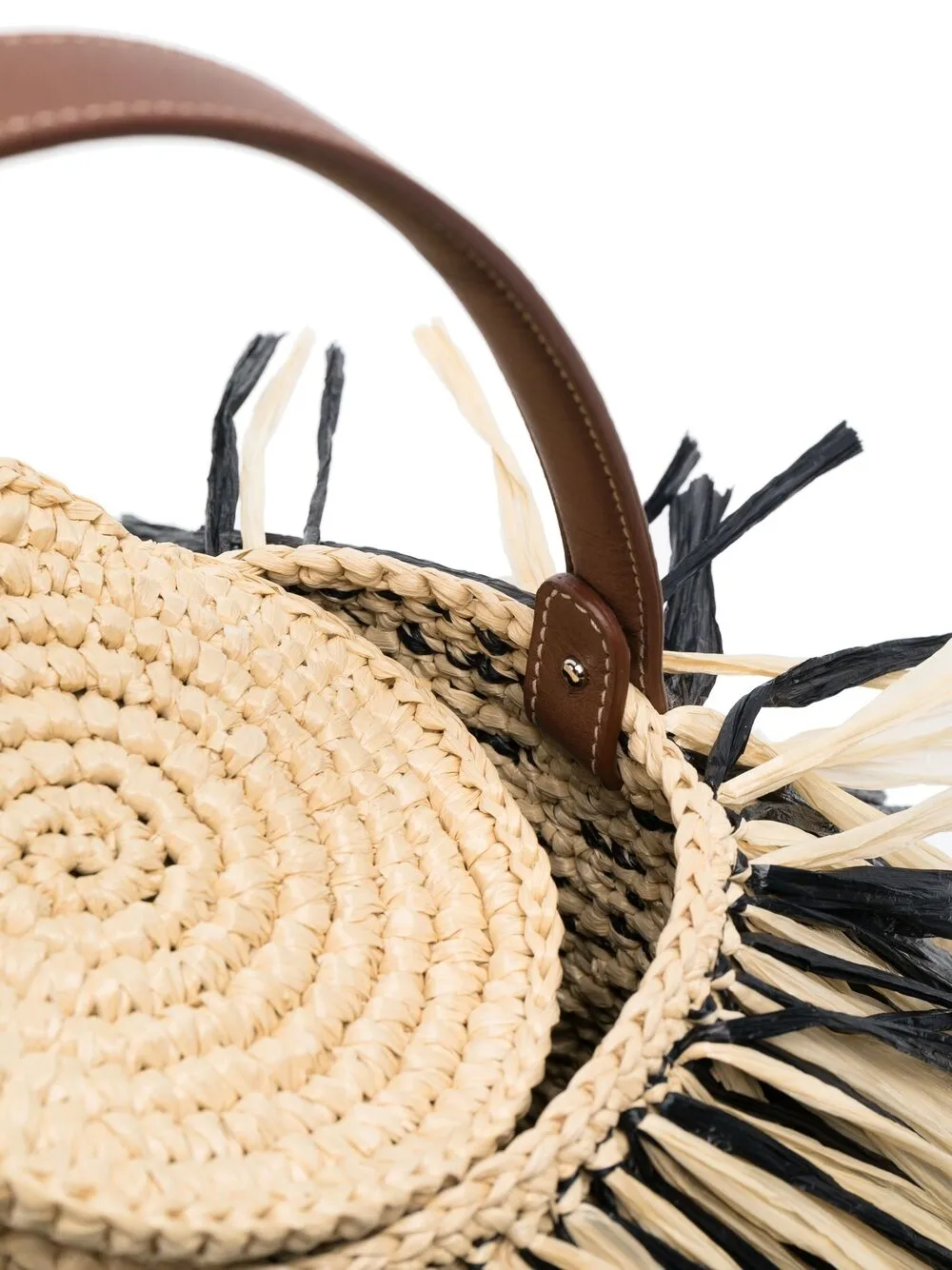 фото Gatti сумка-тоут из рафии с бахромой